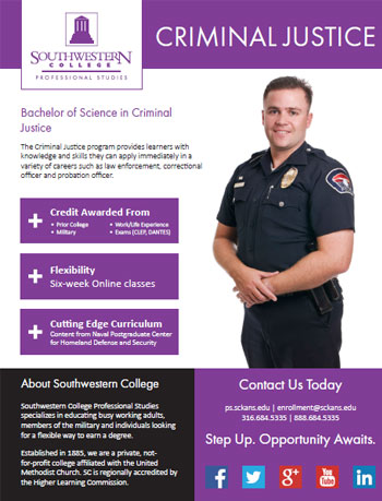 Criminal Justice | Southwestern College Professional Studies